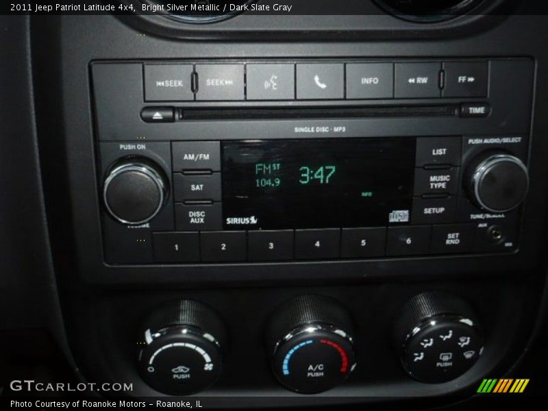 Bright Silver Metallic / Dark Slate Gray 2011 Jeep Patriot Latitude 4x4