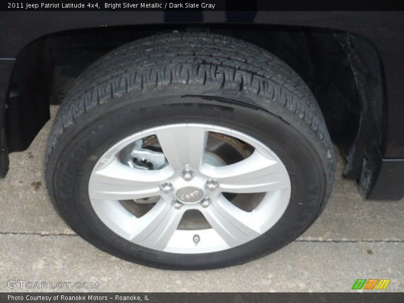 Bright Silver Metallic / Dark Slate Gray 2011 Jeep Patriot Latitude 4x4