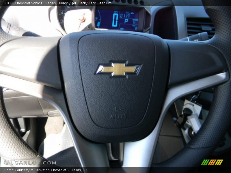 Black / Jet Black/Dark Titanium 2012 Chevrolet Sonic LS Sedan