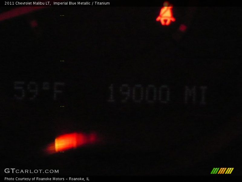 Imperial Blue Metallic / Titanium 2011 Chevrolet Malibu LT