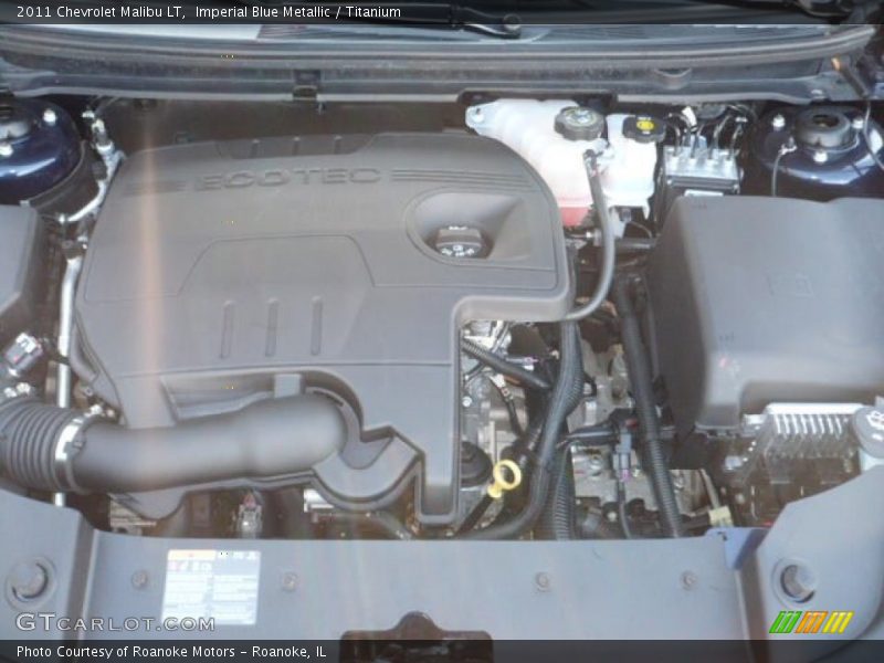 Imperial Blue Metallic / Titanium 2011 Chevrolet Malibu LT