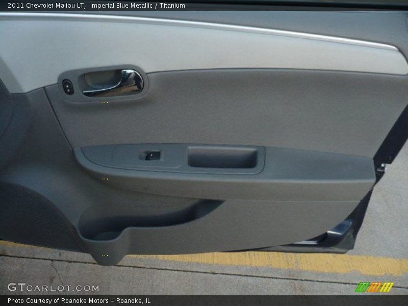 Imperial Blue Metallic / Titanium 2011 Chevrolet Malibu LT