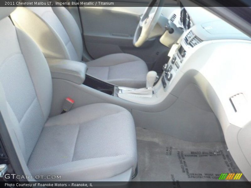 Imperial Blue Metallic / Titanium 2011 Chevrolet Malibu LT