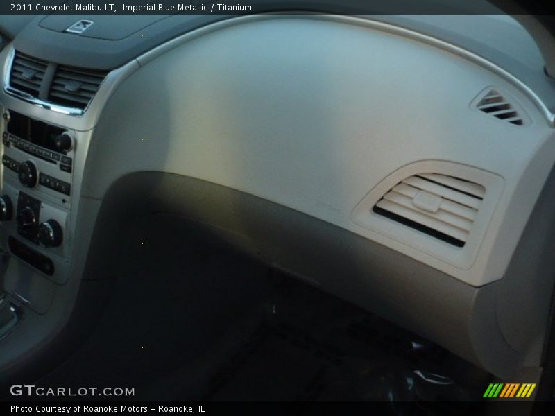 Imperial Blue Metallic / Titanium 2011 Chevrolet Malibu LT