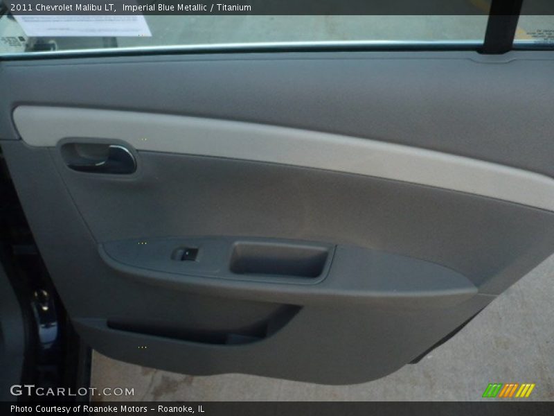 Imperial Blue Metallic / Titanium 2011 Chevrolet Malibu LT