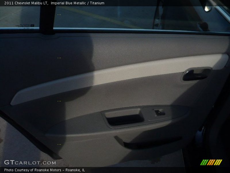 Imperial Blue Metallic / Titanium 2011 Chevrolet Malibu LT