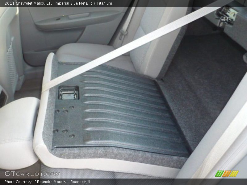 Imperial Blue Metallic / Titanium 2011 Chevrolet Malibu LT