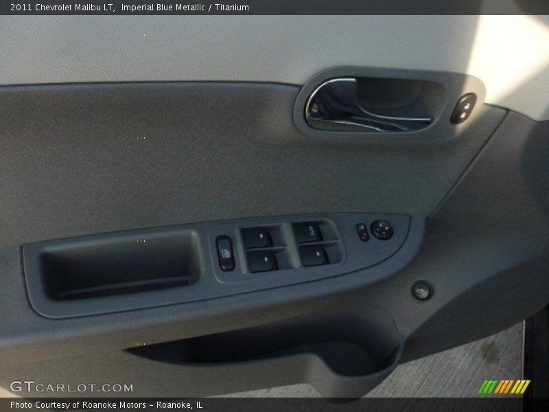 Imperial Blue Metallic / Titanium 2011 Chevrolet Malibu LT