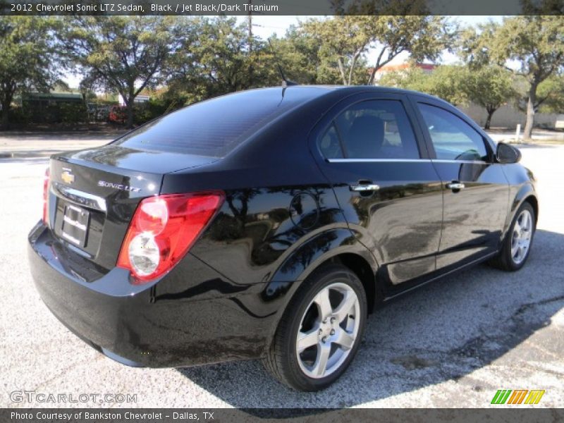 Black / Jet Black/Dark Titanium 2012 Chevrolet Sonic LTZ Sedan
