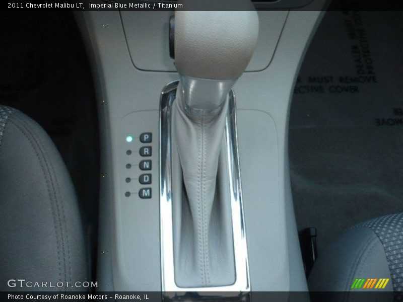 Imperial Blue Metallic / Titanium 2011 Chevrolet Malibu LT