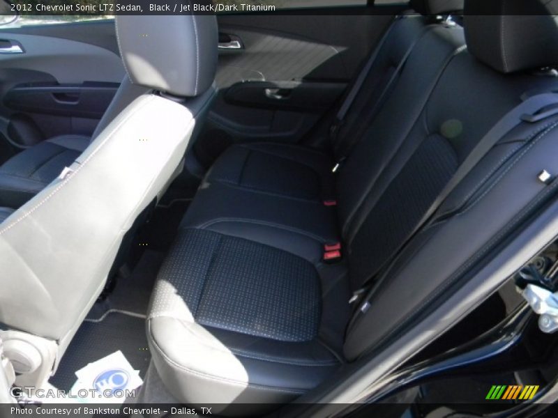 Black / Jet Black/Dark Titanium 2012 Chevrolet Sonic LTZ Sedan
