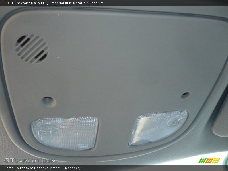 Imperial Blue Metallic / Titanium 2011 Chevrolet Malibu LT