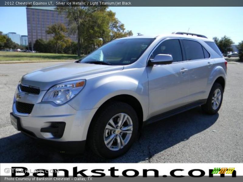 Silver Ice Metallic / Light Titanium/Jet Black 2012 Chevrolet Equinox LT