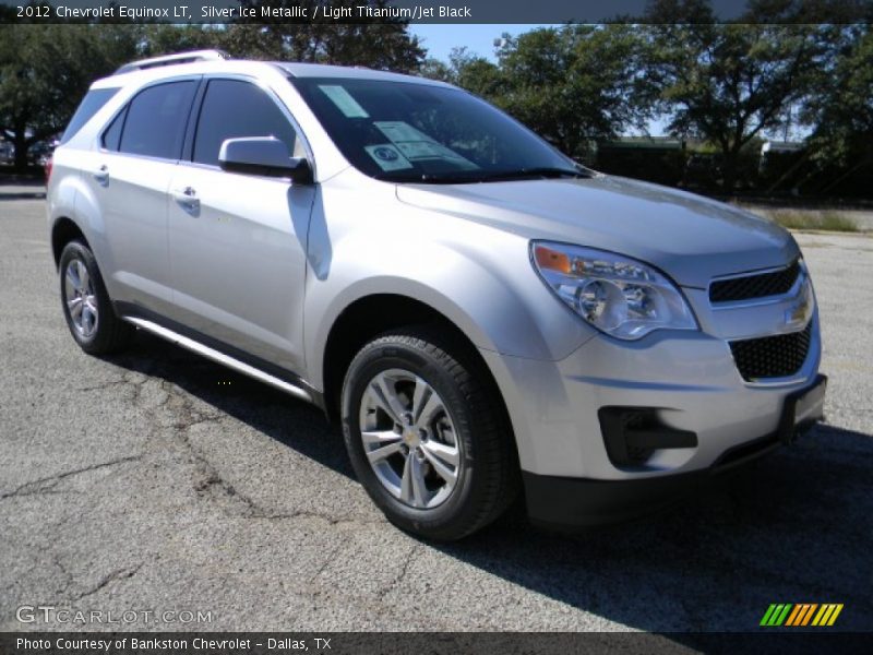 Silver Ice Metallic / Light Titanium/Jet Black 2012 Chevrolet Equinox LT