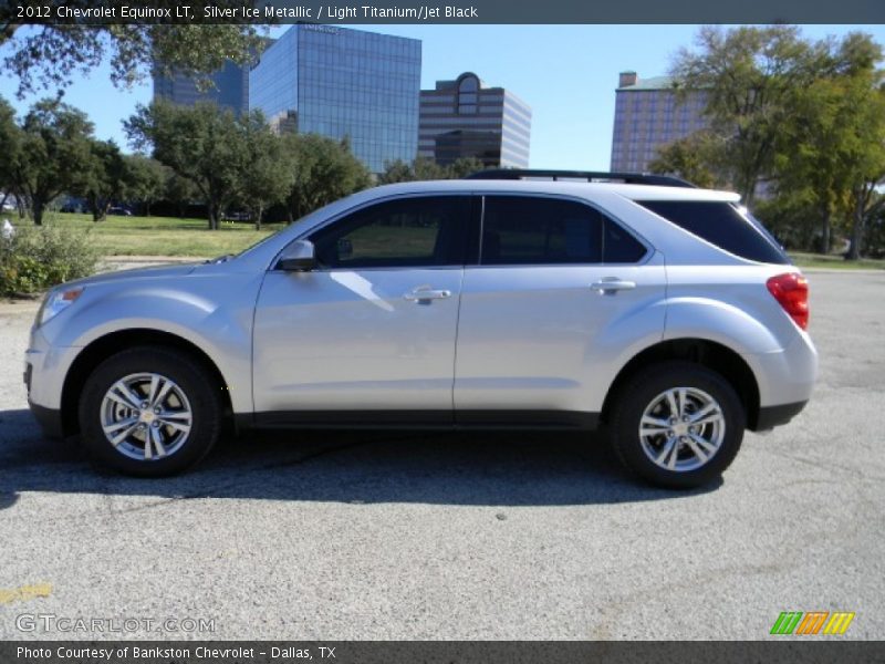 Silver Ice Metallic / Light Titanium/Jet Black 2012 Chevrolet Equinox LT