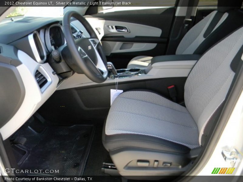 Silver Ice Metallic / Light Titanium/Jet Black 2012 Chevrolet Equinox LT