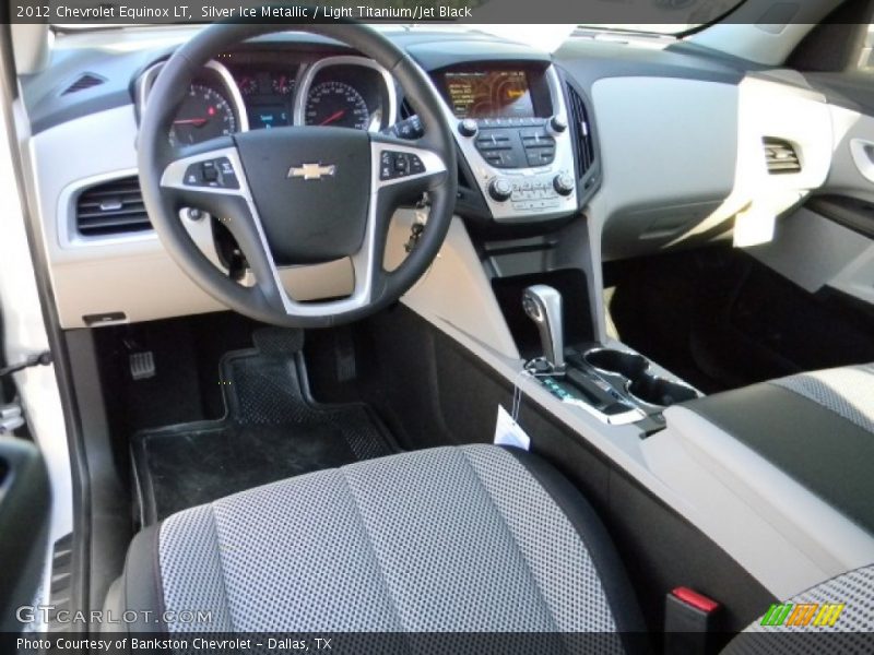 Silver Ice Metallic / Light Titanium/Jet Black 2012 Chevrolet Equinox LT