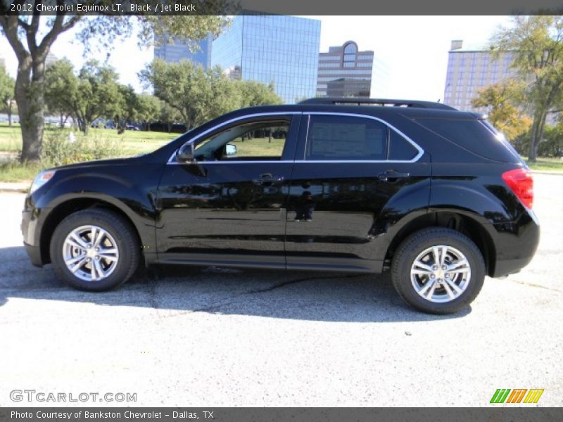 Black / Jet Black 2012 Chevrolet Equinox LT