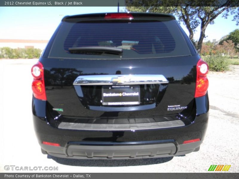 Black / Jet Black 2012 Chevrolet Equinox LS