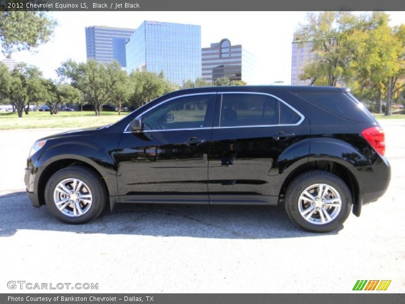 Black / Jet Black 2012 Chevrolet Equinox LS