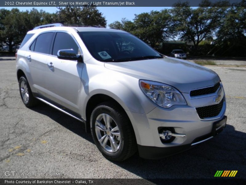 Silver Ice Metallic / Light Titanium/Jet Black 2012 Chevrolet Equinox LTZ