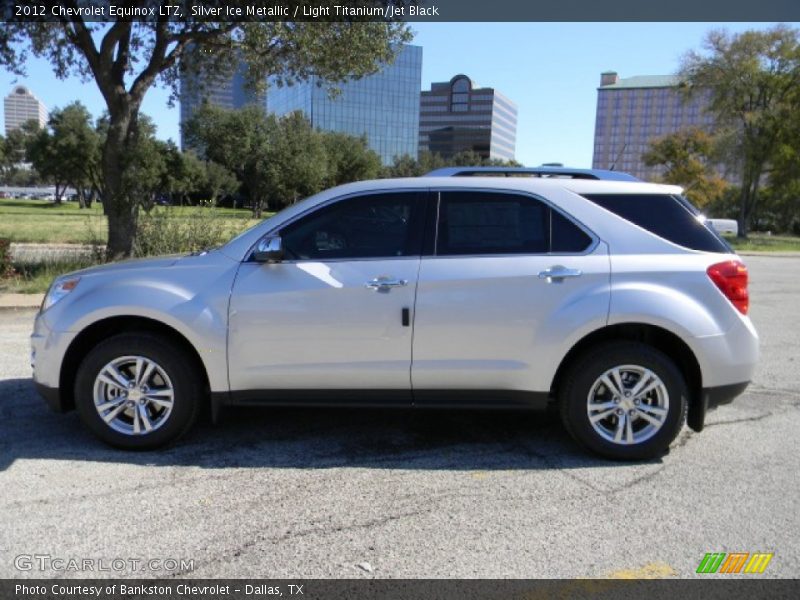 Silver Ice Metallic / Light Titanium/Jet Black 2012 Chevrolet Equinox LTZ