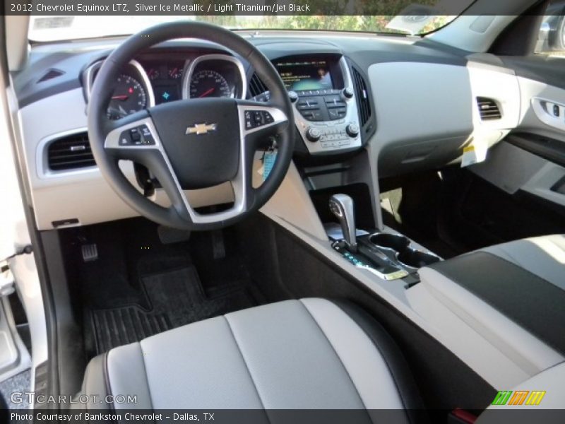Silver Ice Metallic / Light Titanium/Jet Black 2012 Chevrolet Equinox LTZ