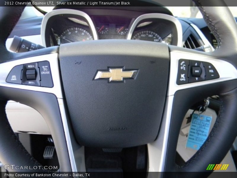 Silver Ice Metallic / Light Titanium/Jet Black 2012 Chevrolet Equinox LTZ