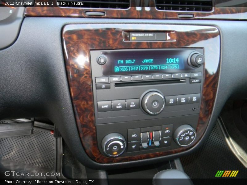 Black / Neutral 2012 Chevrolet Impala LTZ