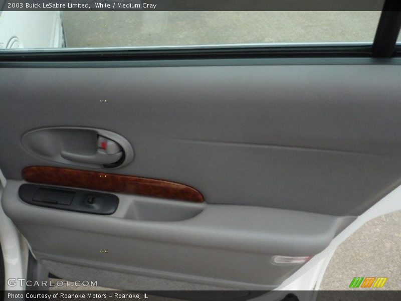 White / Medium Gray 2003 Buick LeSabre Limited