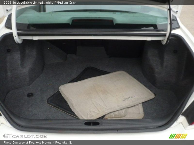 White / Medium Gray 2003 Buick LeSabre Limited