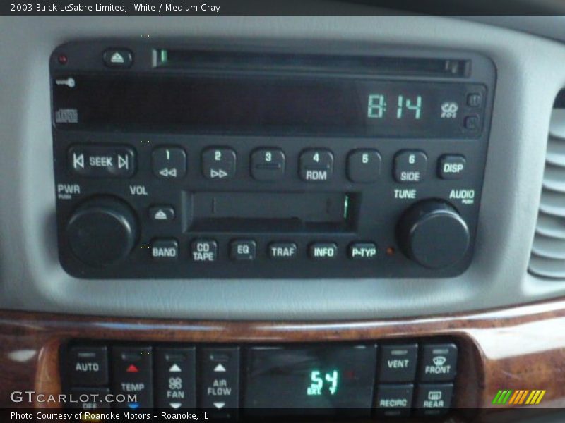 White / Medium Gray 2003 Buick LeSabre Limited