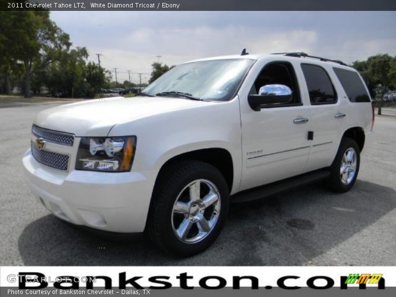 White Diamond Tricoat / Ebony 2011 Chevrolet Tahoe LTZ