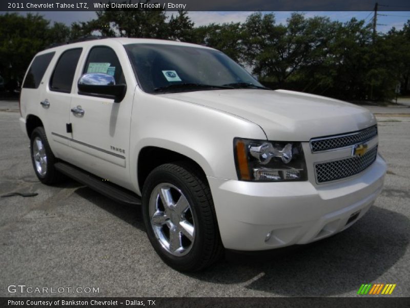 White Diamond Tricoat / Ebony 2011 Chevrolet Tahoe LTZ