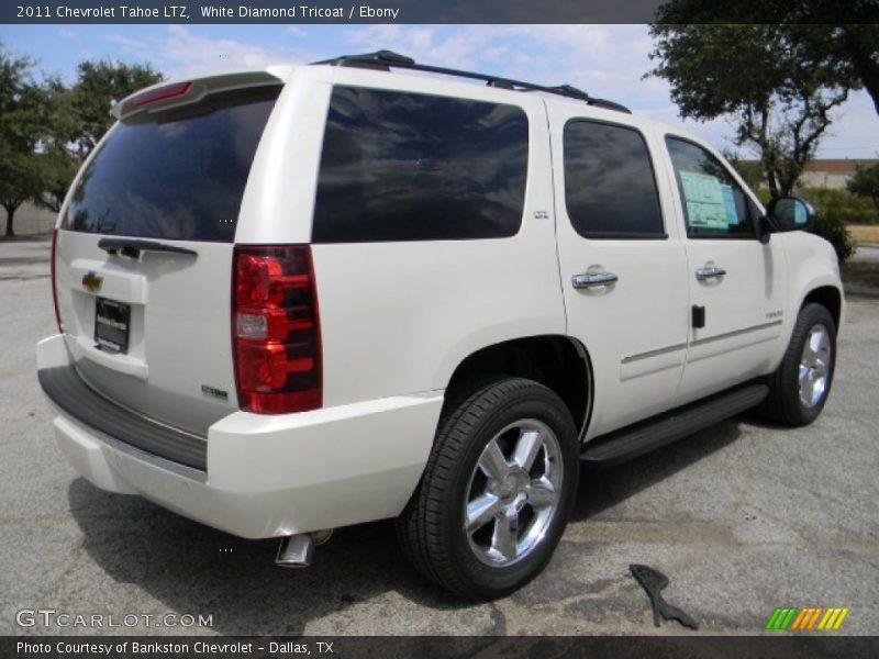 White Diamond Tricoat / Ebony 2011 Chevrolet Tahoe LTZ