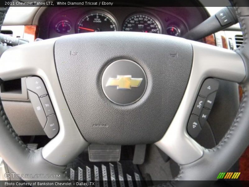 White Diamond Tricoat / Ebony 2011 Chevrolet Tahoe LTZ