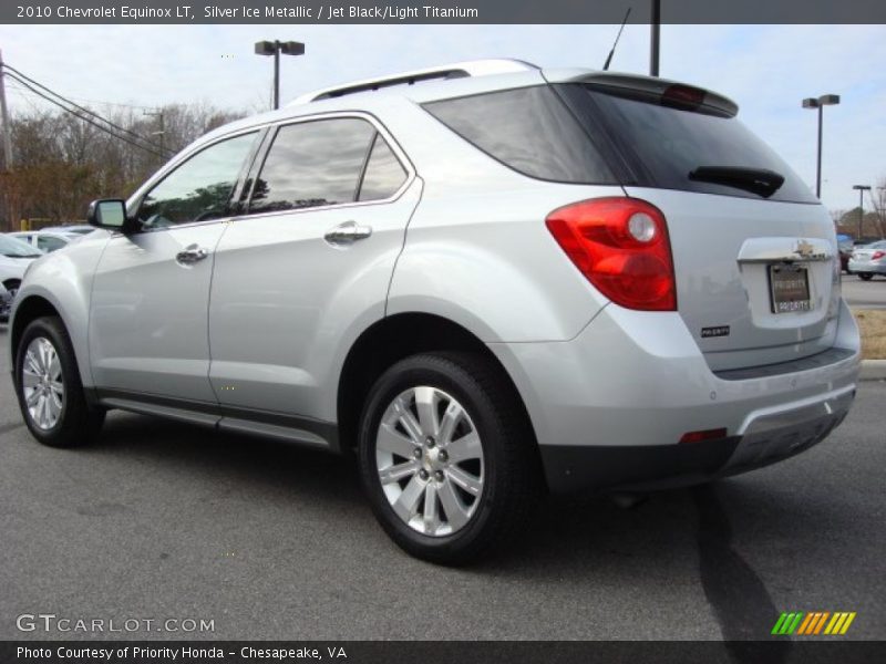 Silver Ice Metallic / Jet Black/Light Titanium 2010 Chevrolet Equinox LT