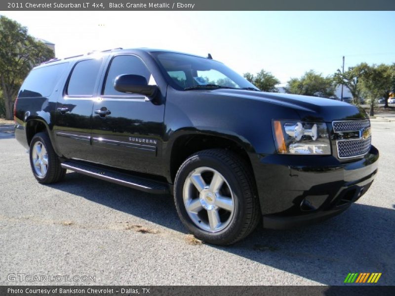 Black Granite Metallic / Ebony 2011 Chevrolet Suburban LT 4x4