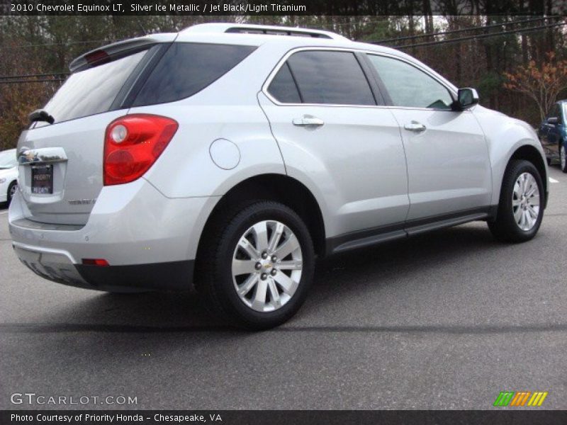Silver Ice Metallic / Jet Black/Light Titanium 2010 Chevrolet Equinox LT