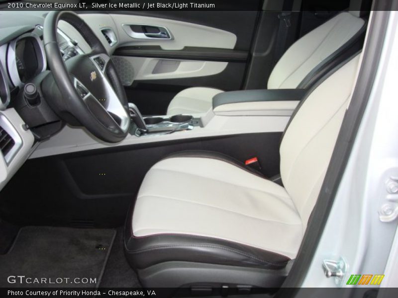 Silver Ice Metallic / Jet Black/Light Titanium 2010 Chevrolet Equinox LT