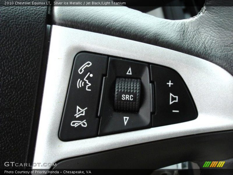 Silver Ice Metallic / Jet Black/Light Titanium 2010 Chevrolet Equinox LT