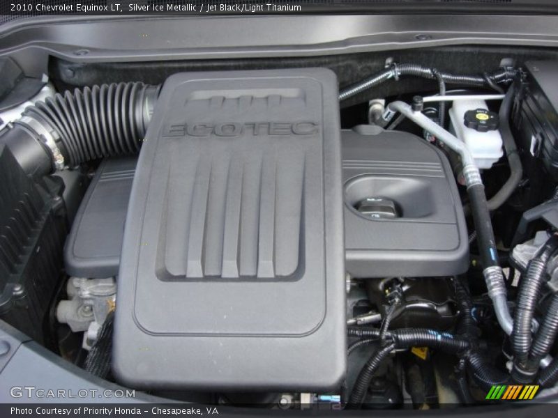Silver Ice Metallic / Jet Black/Light Titanium 2010 Chevrolet Equinox LT