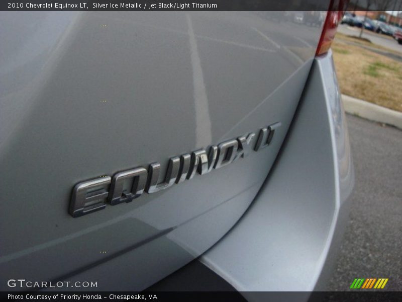 Silver Ice Metallic / Jet Black/Light Titanium 2010 Chevrolet Equinox LT