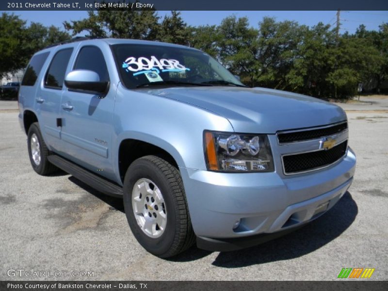 Ice Blue Metallic / Ebony 2011 Chevrolet Tahoe LT