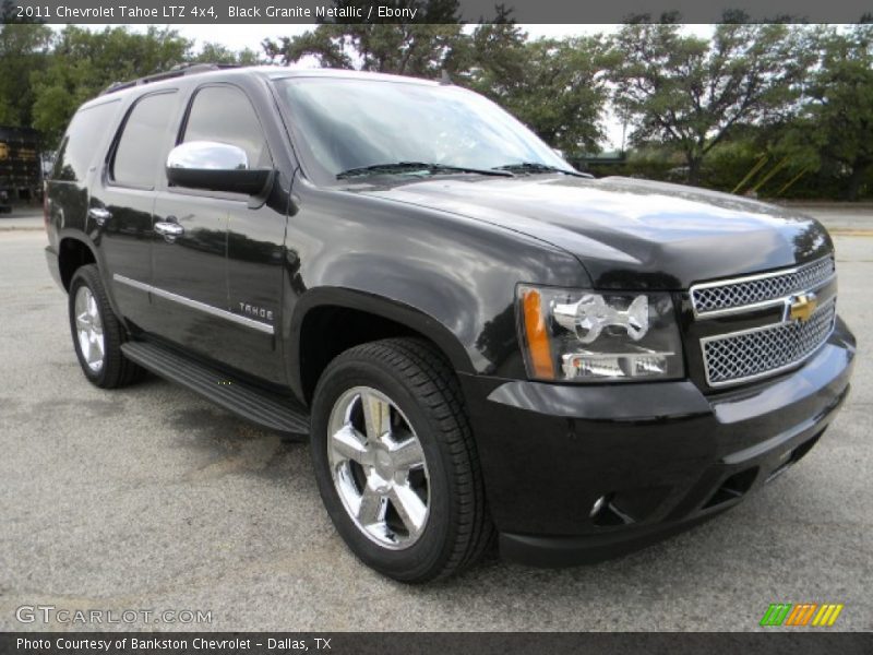 Black Granite Metallic / Ebony 2011 Chevrolet Tahoe LTZ 4x4