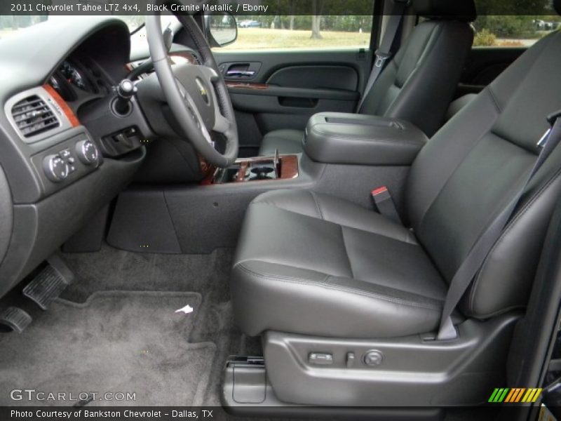 Black Granite Metallic / Ebony 2011 Chevrolet Tahoe LTZ 4x4
