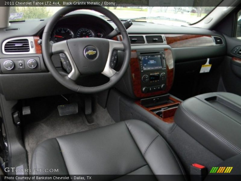 Black Granite Metallic / Ebony 2011 Chevrolet Tahoe LTZ 4x4