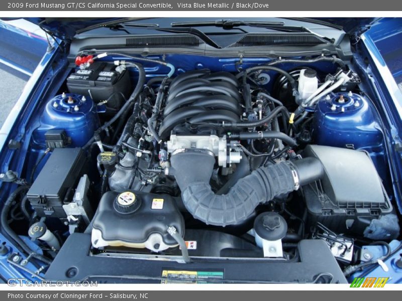  2009 Mustang GT/CS California Special Convertible Engine - 4.6 Liter SOHC 24-Valve VVT V8