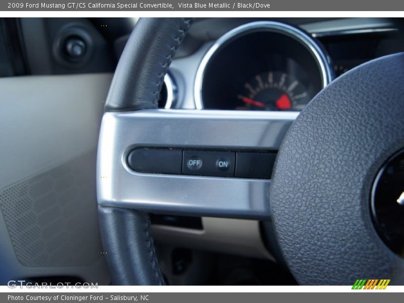 Vista Blue Metallic / Black/Dove 2009 Ford Mustang GT/CS California Special Convertible