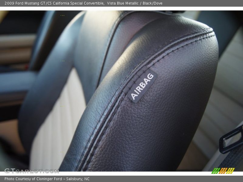 Side Airbag - 2009 Ford Mustang GT/CS California Special Convertible